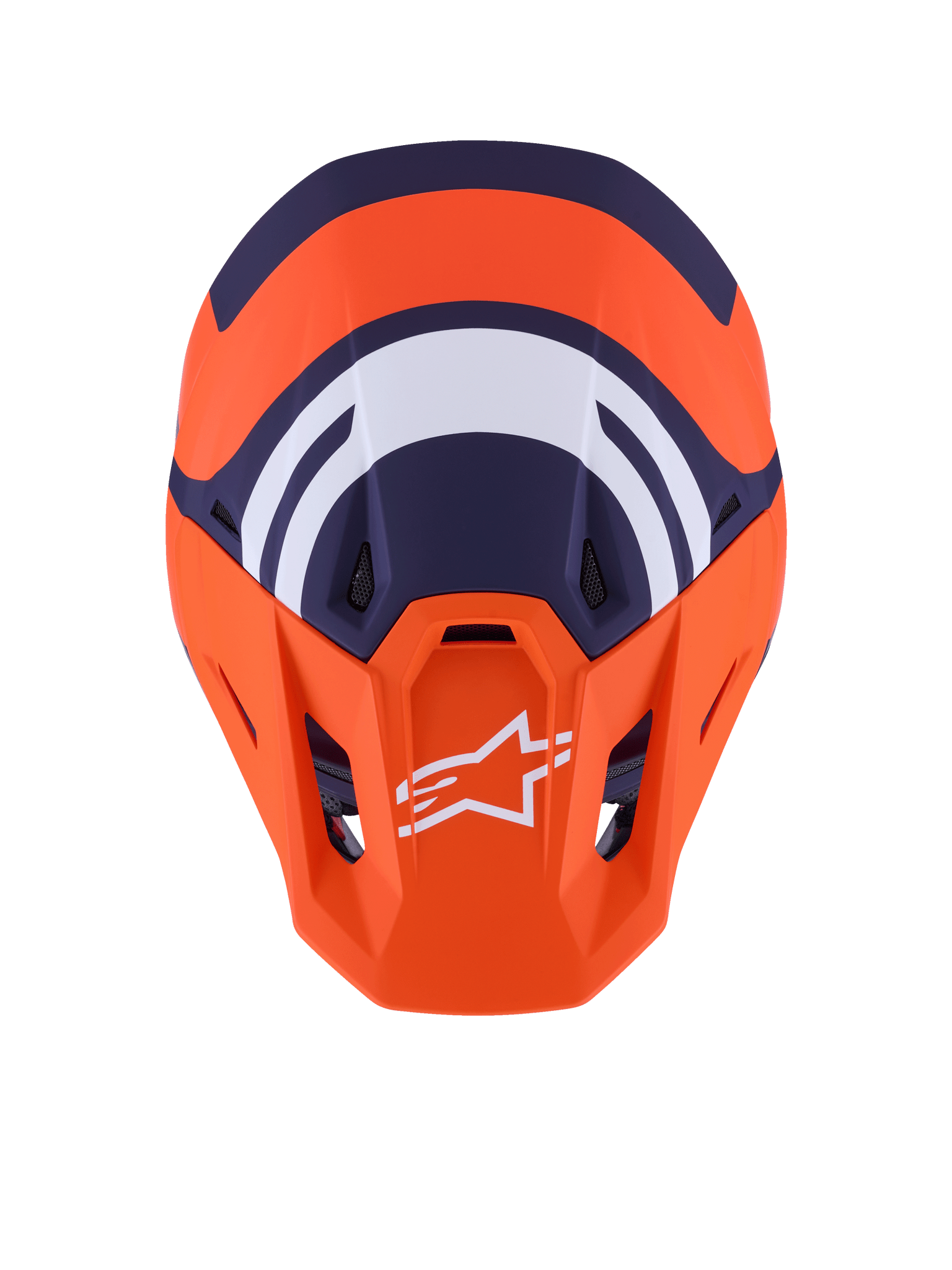 Alpinestars S-M7 Core Helm ECE 22.06 Orange Blau Matt - MxProStoreParts