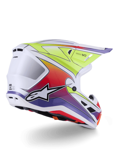 Alpinestars S - M7 Fuse Motocross Helm ECE 22.06 Glänzend - MxProStoreParts