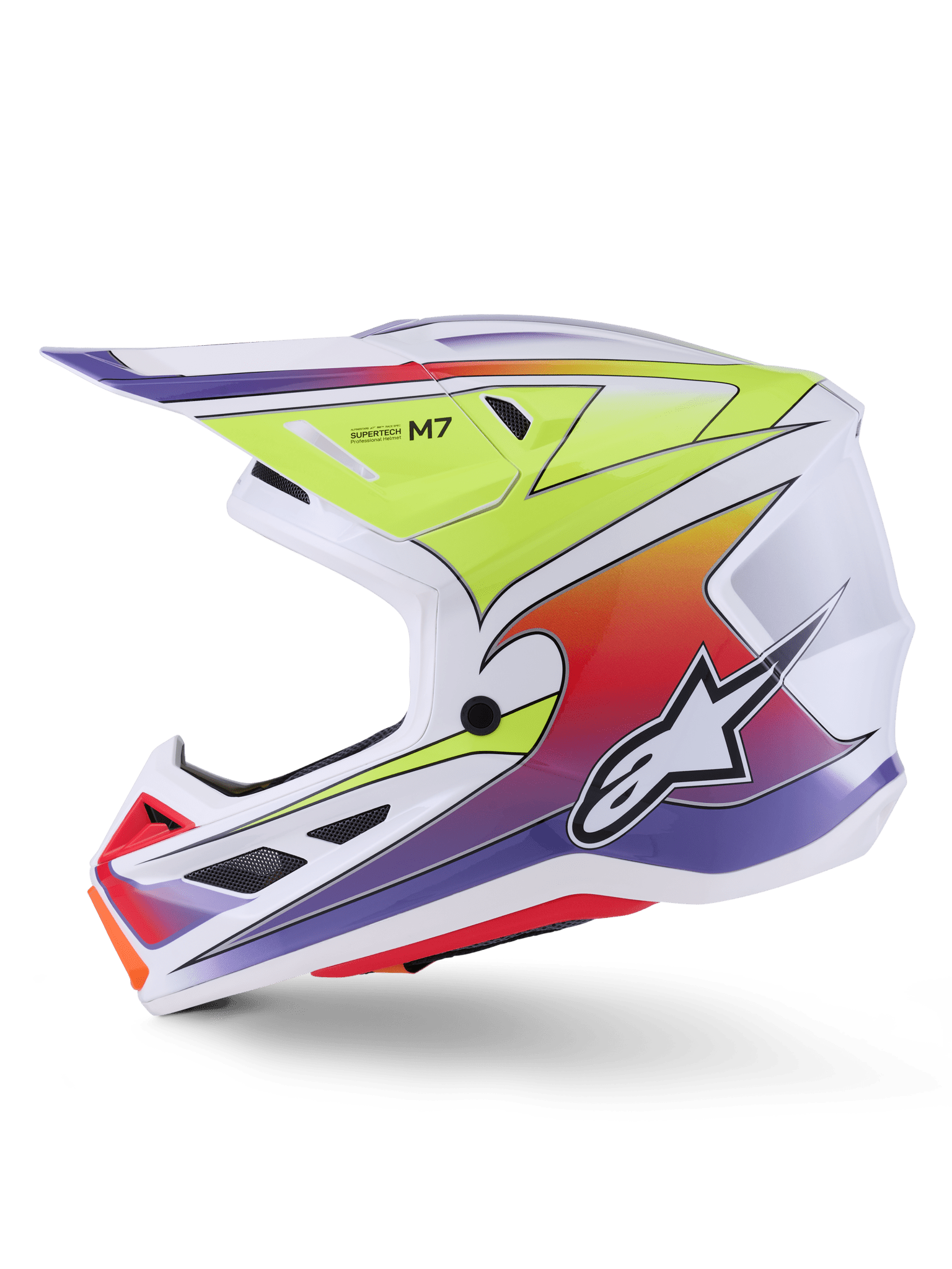 Alpinestars S - M7 Fuse Motocross Helm ECE 22.06 Hochglänzend - MxProStoreParts