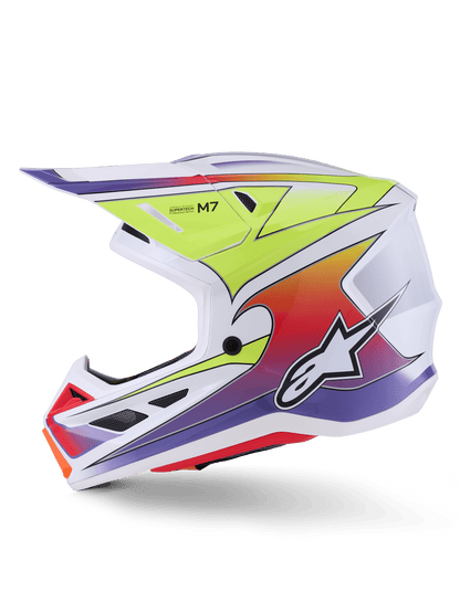 Alpinestars S - M7 Fuse Motocross Helm ECE 22.06 Hochglänzend - MxProStoreParts