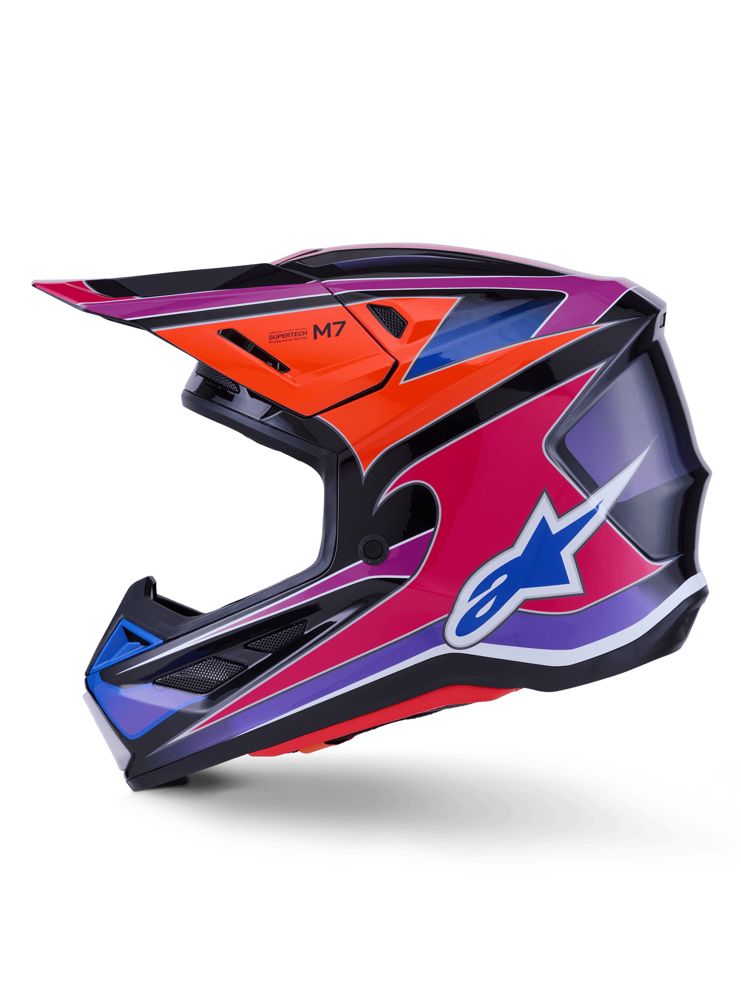 Alpinestars S - M7 Fuse Helm ECE22.06 Blau, Lila, Rosa – MxProStoreParts