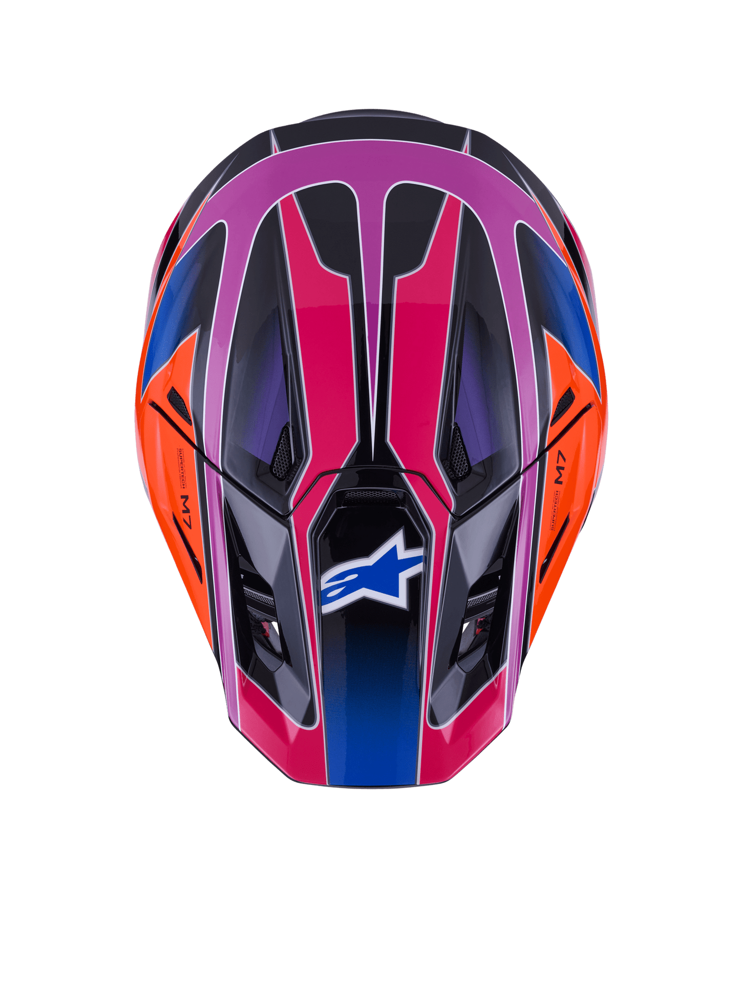 Alpinestars S - M7 Fuse Helm ECE22.06 Blau, Lila, Rosa - MxProStoreParts
