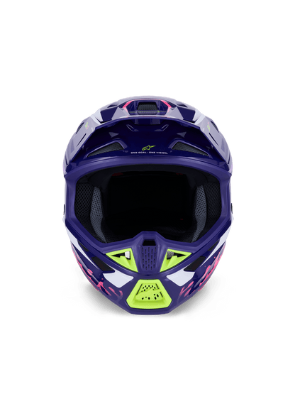 Alpinestars S - M7 Deed Helm Purple Pink Glossy ECE 22.06 - MxProStoreParts