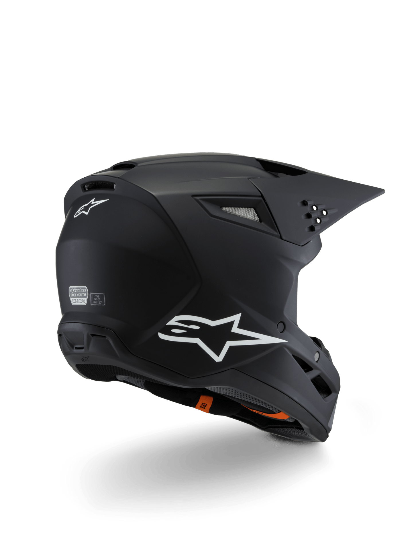 Alpinestars S - M3 Jugendhelm mattschwarz - MxProStoreParts