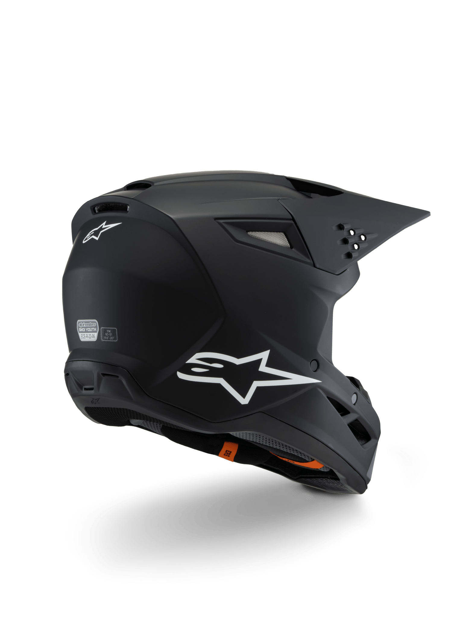 Alpinestars S - M3 Jugendhelm mattschwarz - MxProStoreParts
