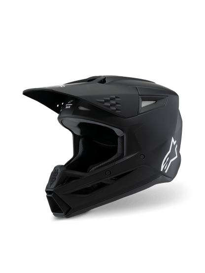 Alpinestars S-M3 Jugendhelm Schwarz Matt - MxProStoreParts