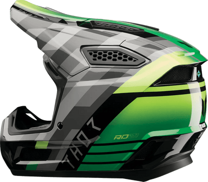 THOR Camber Full Face Helm Schwarz/Grün XL mit ERT - MxProStoreParts