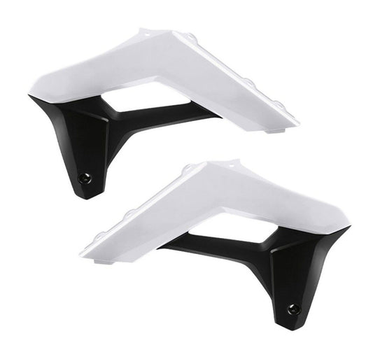 Polisport radiator kappen Wit/Zwart SHERCO SE-R/SEF-R 2017-2021