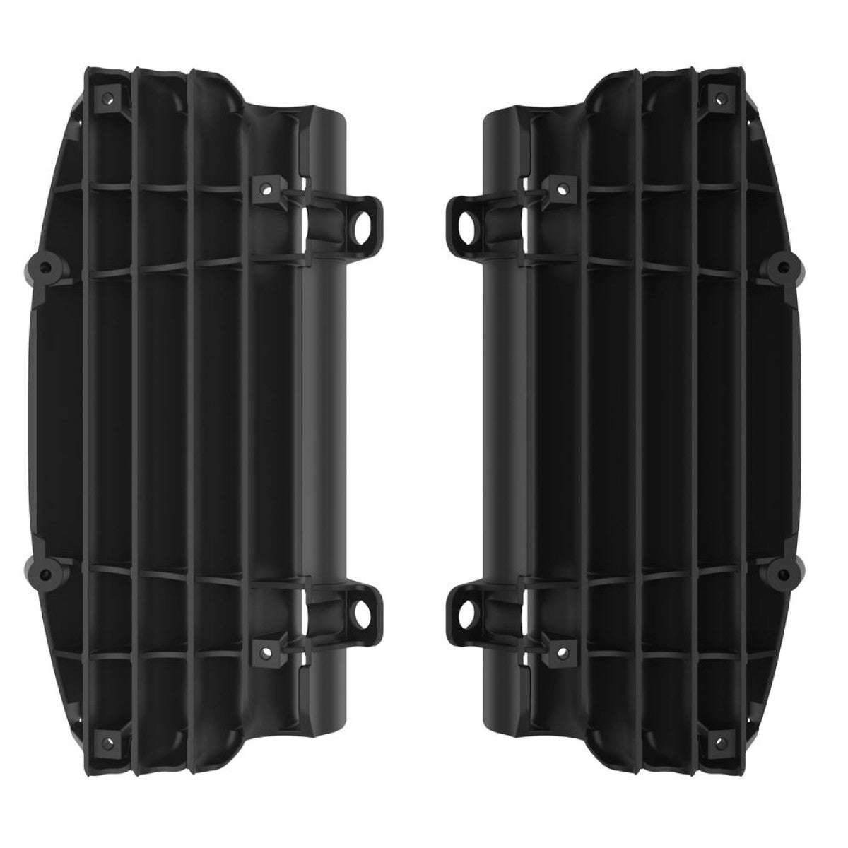 Polisport radiator lammellen plastic Zwart KTM SX 125/150 16-18 & SX 250 17-18 & SX-F 250/350/450 16-18 & EXC 250 17 & EXC 250 TPI 18-19 & EXC 300 TPI 18-19 & EXC-F 250/350/450/500 17-18 & Husqvarna TC 125 16-18