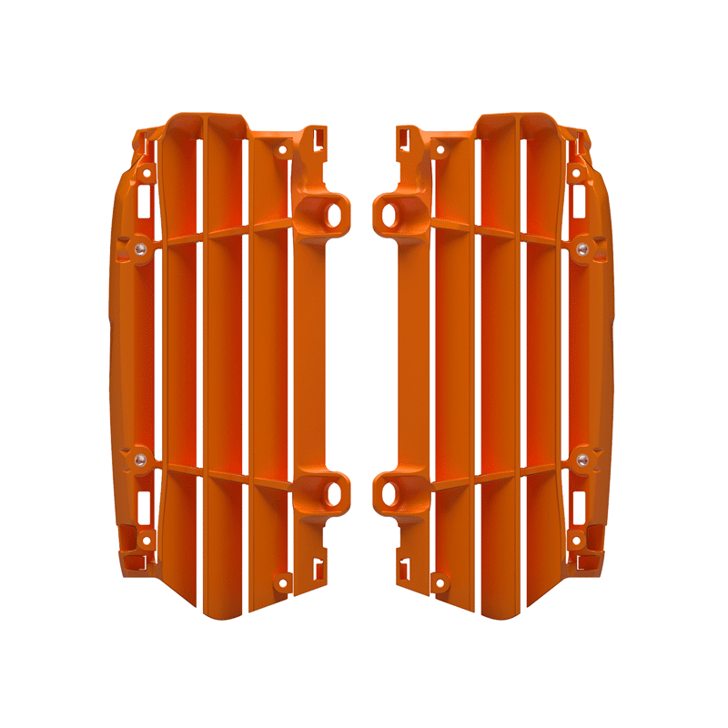 Polisport Radiator Lamellen Oranje KTM Cross 2023- & Enduro KTM 2024 - MxProStoreParts