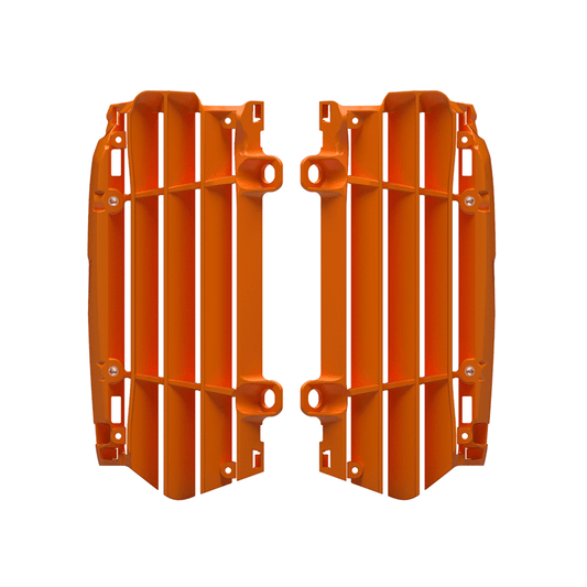 Polisport Radiator Lamellen Oranje KTM Cross 2023- & Enduro KTM 2024 - MxProStoreParts