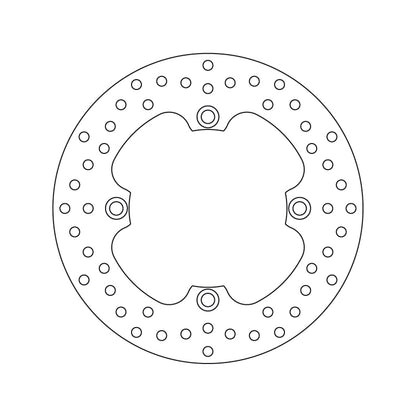 Technische illustratie: Brembo Serie Oro brakedisc – 68B40754; uitvoering volgens artikelgegevens