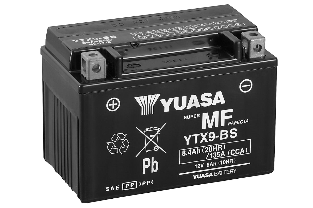 Yuasa Battery YTX9(WC) filled with acid (6) – YU-YTX9(WC)
