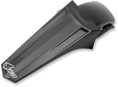 UFO zwart kunststof achterspatbord met vernieuwde vormgeving — voor o.a. SUZUKI RM 85 (2002–2012) - MxProStoreParts