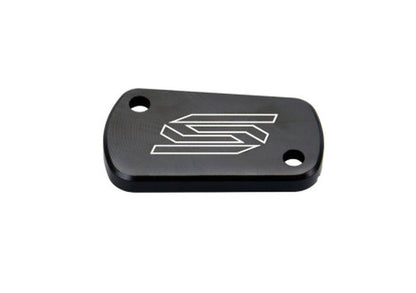 Scar Front Brake Reservoir Cover - Kawasaki/Suzuki/Yamaha  Black – 1801BK