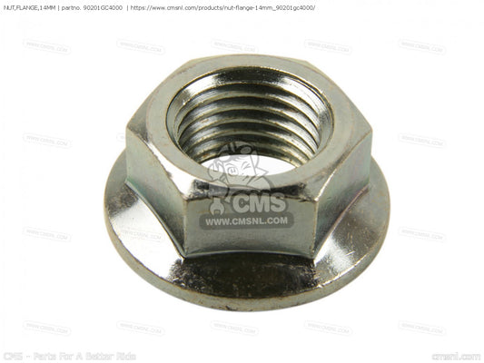 Honda OEM NUT,FLANGE,14MM 90201-GC4-000