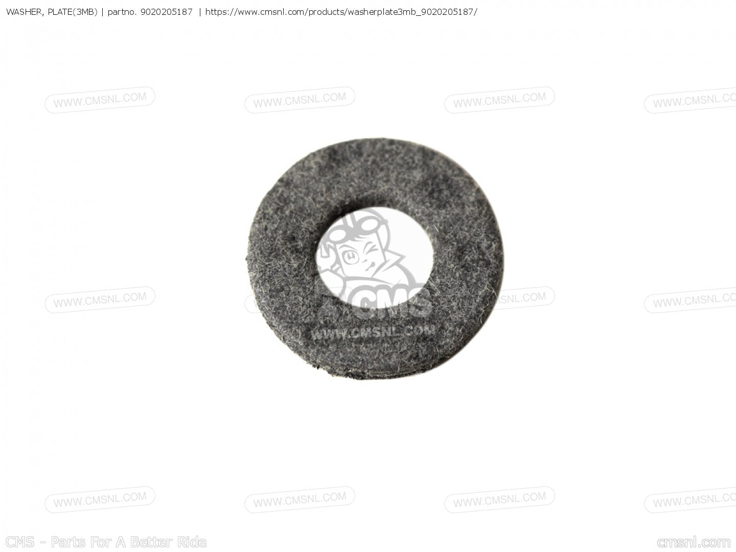Yamaha OEM WASHER, PLATE(3MB) 90202-05187-00