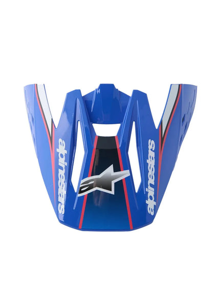 Alpinestars S-M5 Sail helmklep – Wit Roze Blauw glanzend