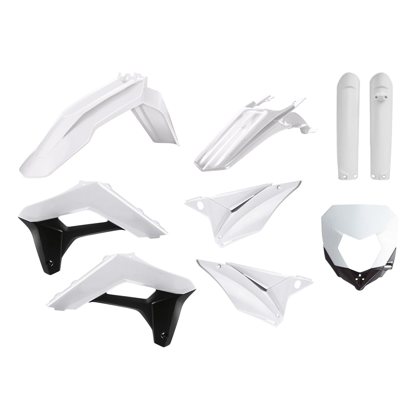 Polisport plastic kit Wit SHERCO SE-R/SEF-R 2017-2021