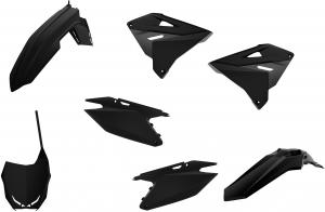 Polisport plastic kit restyle Zwarte kleur Suzuki RM 125/250 2001-2008