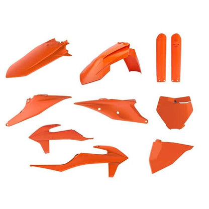 Polisport plastic kit volledig oranje KTM SX 125/150/250 19 - 22 & SX - F 250/350/450 19 - 22 ( full kit ) - MxProStoreParts
