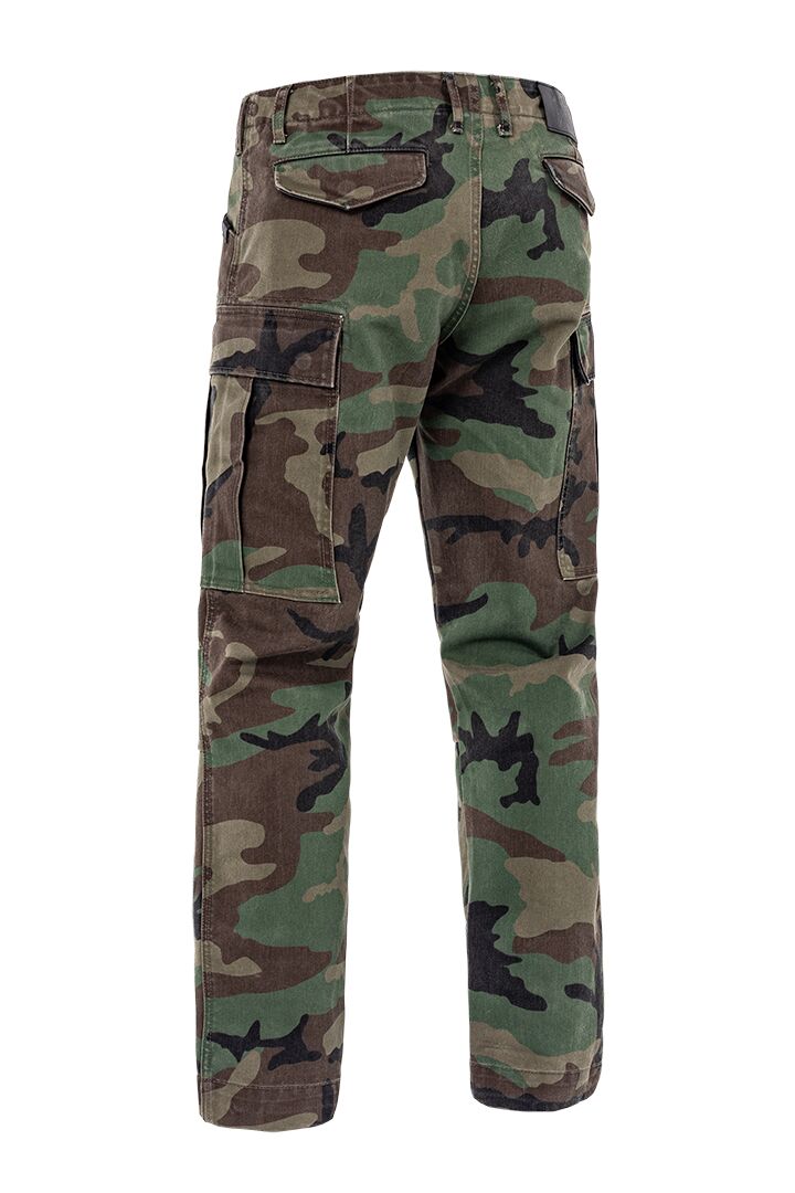 JOHN DOE Regular Cargo Mono herenbroek, camouflagegroen, maat 32/32 - MxProStoreParts