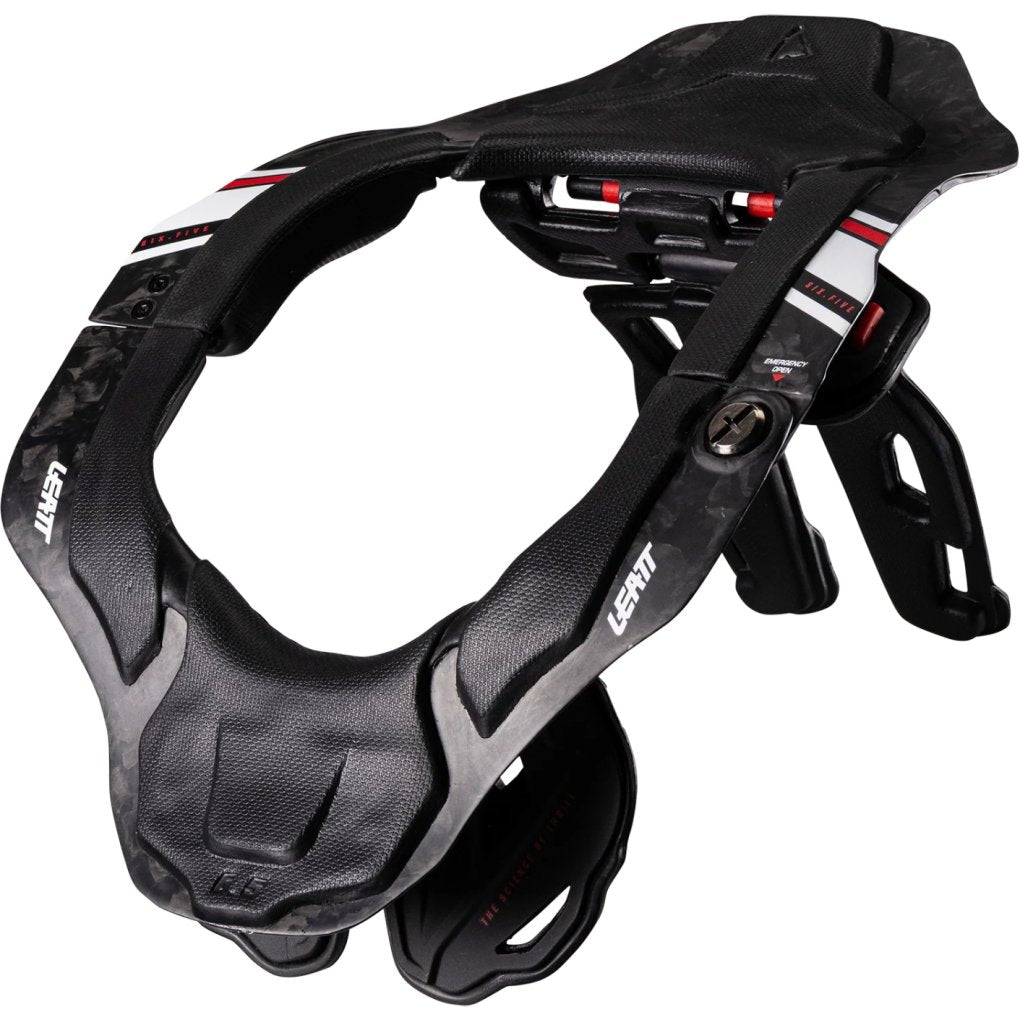 Neck Brace 6.5 Carbon Nekbeschermer Zwart Wit