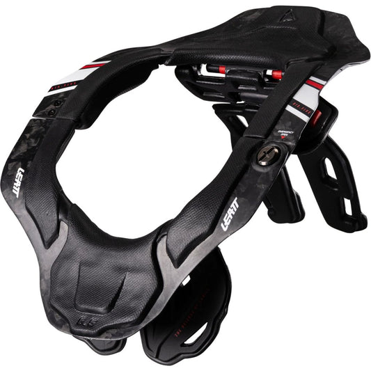 Protector de Cuello 6.5 de Carbono, Negro y Blanco