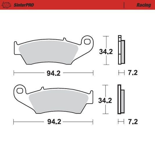 Moto Master voor remblokken Sinter Pro Yamaha, Beta, Gas Gas, Honda, Kawasaki, KTM, Suzuki