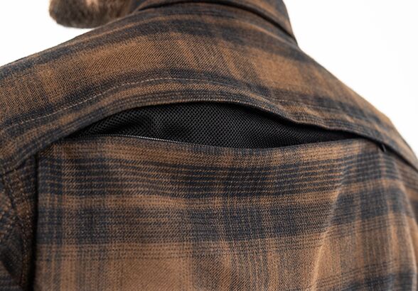 JOHN DOE Motoshirt herenjas bruin, maat S - MxProStoreParts