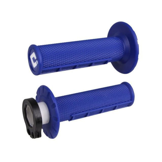 ODI Set de Agarres Lock-On MX Half-Waffle Azul