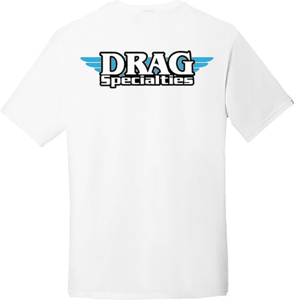 DRAG SPECIALTIES heren-T-shirt wit, maat M