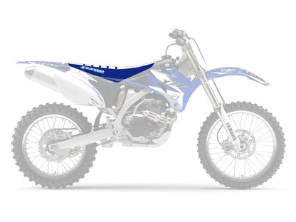 BLACKBIRD RACING Zebra zadelhoes zwart/blauw — voor o.a. YAMAHA WR 250 F (2007–2014) - MxProStoreParts