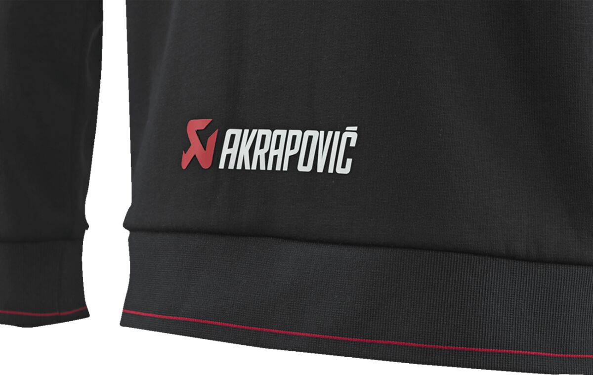 AKRAPOVIC Corpo damesvest met capuchon zwart maat S