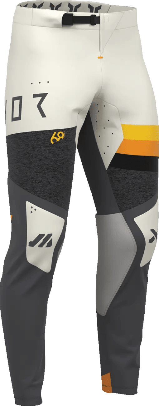 THOR Sportmode League crossbroek – Antraciet/Oranje/Geel/Wit