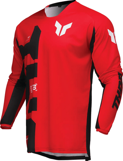 THOR Launchmode Forge crossshirt – Zwart/Rood/Wit