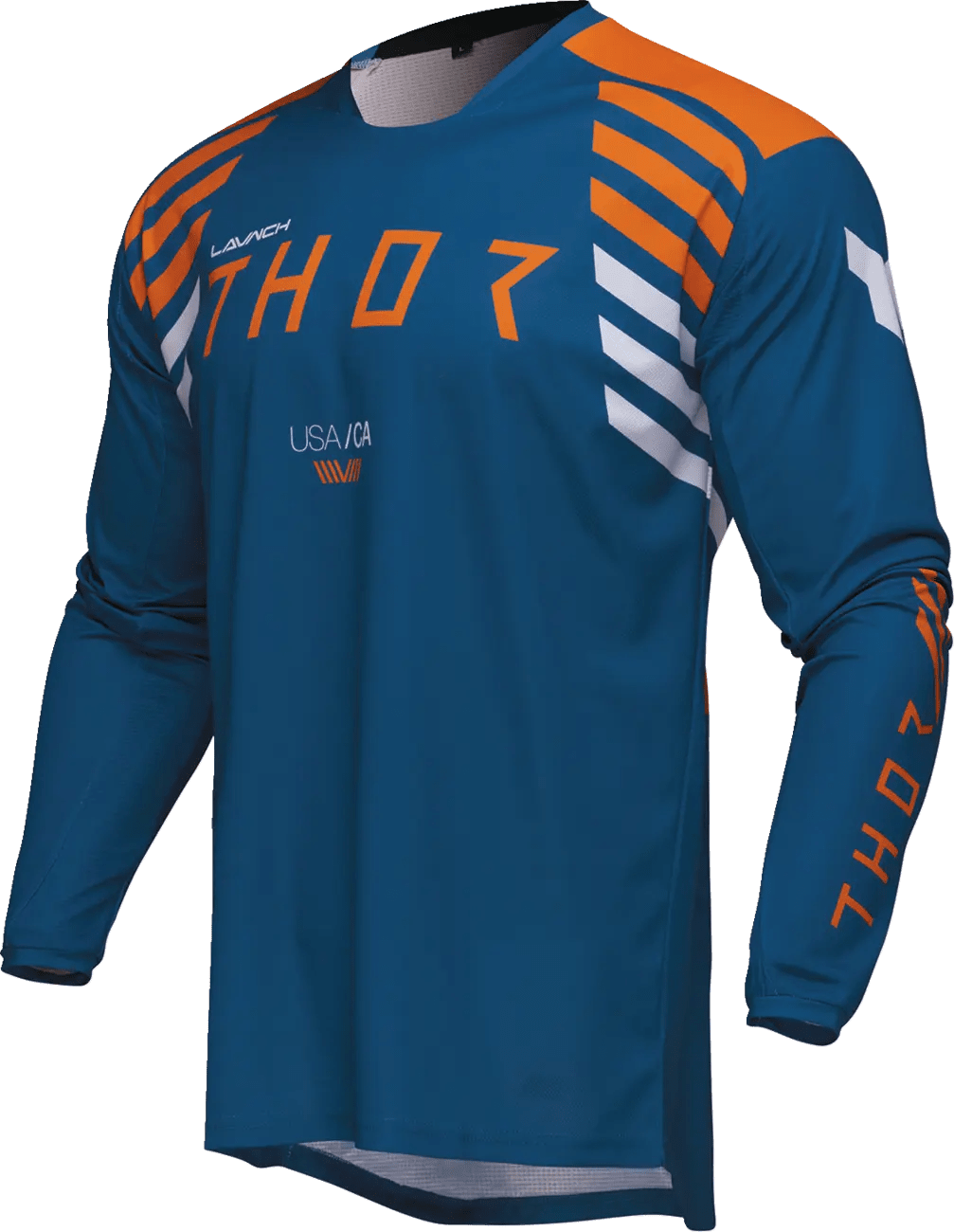 THOR Launchmode Zone crossshirt – Blauw/Wit/Oranje