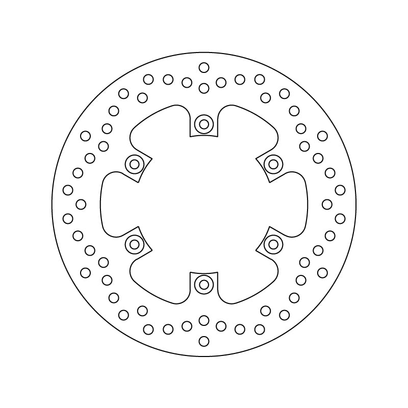 Technische illustratie: Brembo Serie Oro brakedisc – 68B40746; uitvoering volgens artikelgegevens