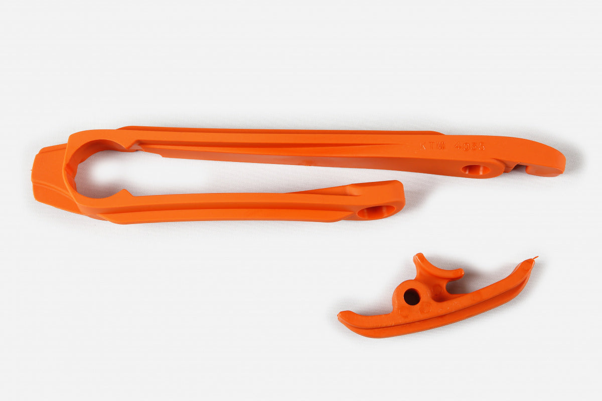 UFO Swingarm chain slider KTM125-500 EXC 12-23 Orange 127