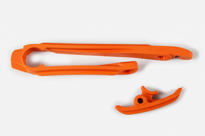 UFO Swingarm chain slider KTM125-500 EXC 12-23 Orange 127