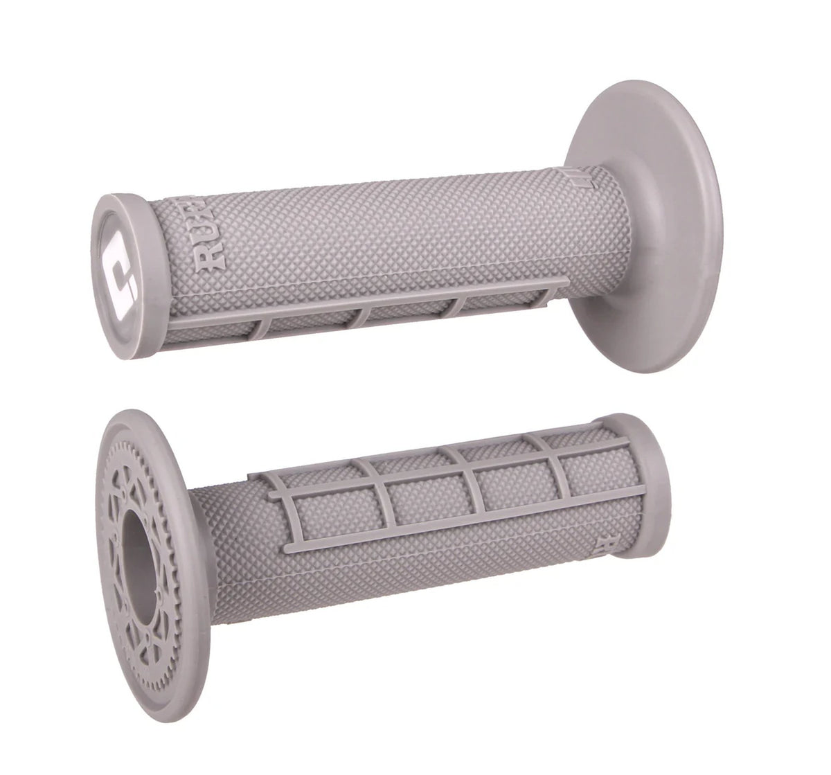 ODI Glue-On Grip Half-Waffle MX Single-Ply (Ruffian) Grey-Soft - MxProStoreParts