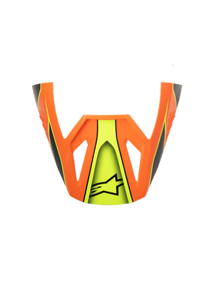 Alpinestars S-M3 Fray helmklep – Zwart Oranje Geel fluo glanzend