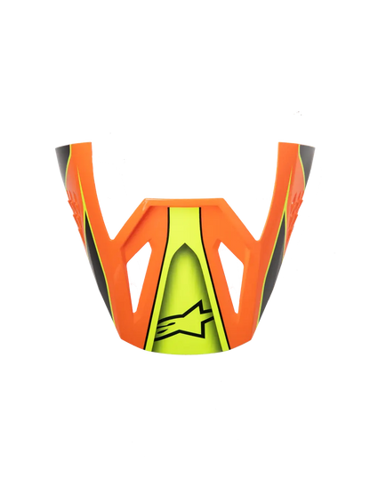 Alpinestars S-M3 Fray helmklep – Zwart Oranje Geel fluo glanzend
