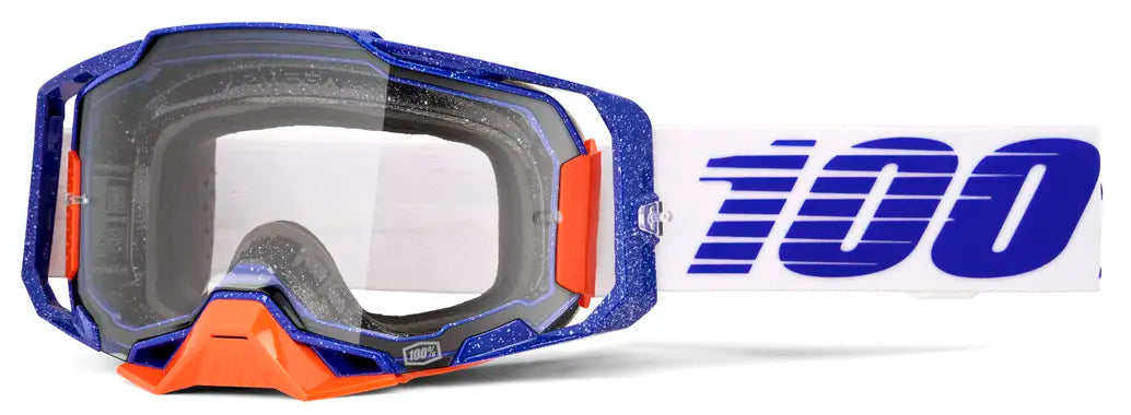 100% Armega Lavingaad Crossbril – Clear Lens