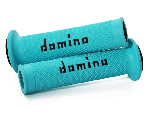 Domino wegmotor A010 handvaten Cyaan / Zwart