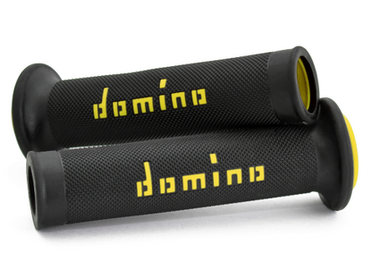 Domino wegmotor A010 handvaten Zwart / Geel