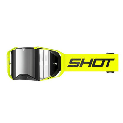 Shot Lite Iridium Slash Fluor Geel Matt Crossbril 2027 Collectie