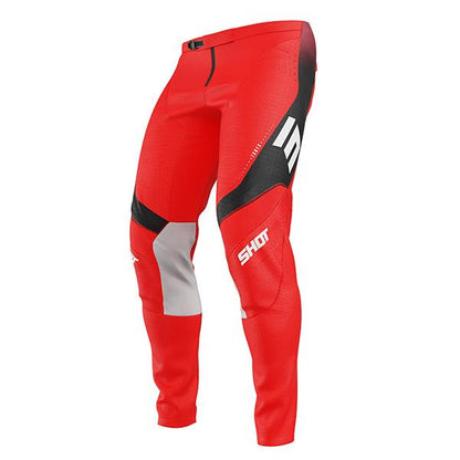 Shot MX Cross Broek Volwassen Contact Ionyx Rood 2026 Collectie