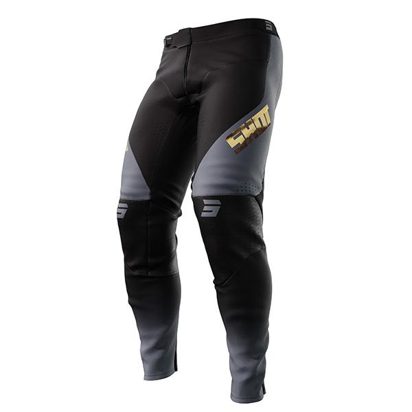 Shot MX Cross Broek Volwassen Aerolite Zwart / Goud 2025 Collectie