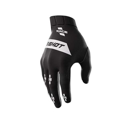 Shot cross handschoenen Race Zwart Maat XL - MxProStoreParts